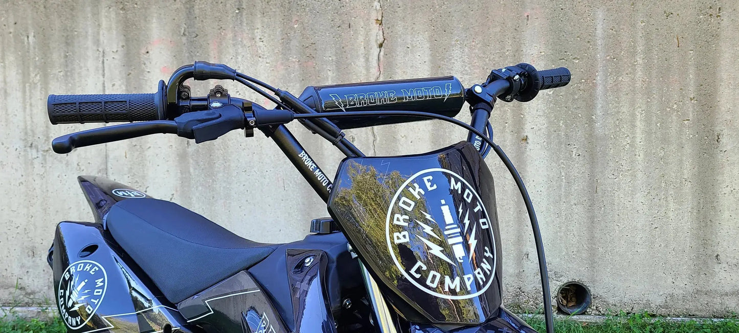 BROKE MOTO 7/8" High Bend Mini MX Handlebars DUFF Moto MFG