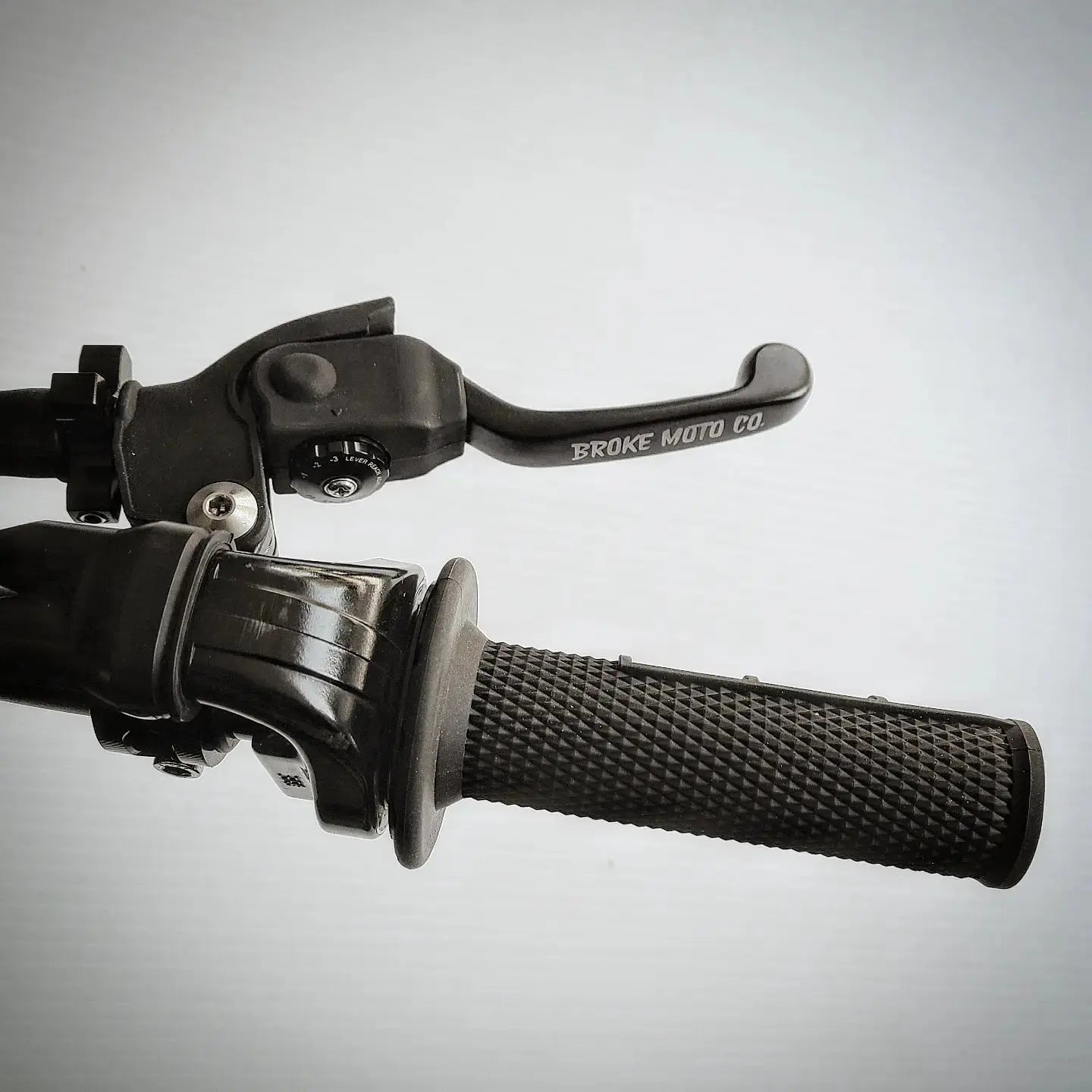 BROKE MOTO Folding Front Brake Lever Assembly DUFF Moto MFG