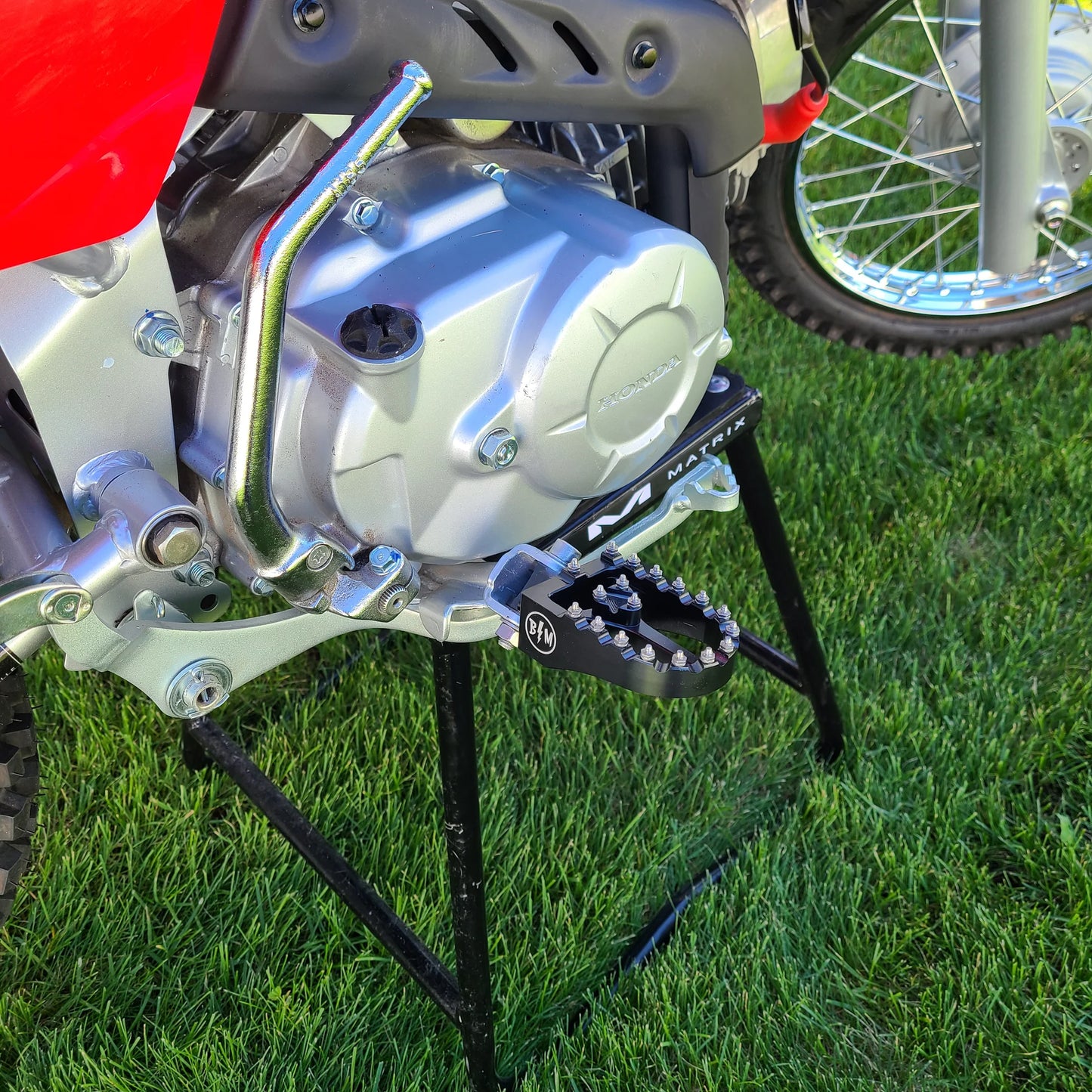 BROKE MOTO Pit Bike Billet Foot Pegs