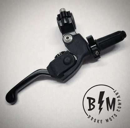 BROKE MOTO Folding Front Brake Lever Assembly DUFF Moto MFG