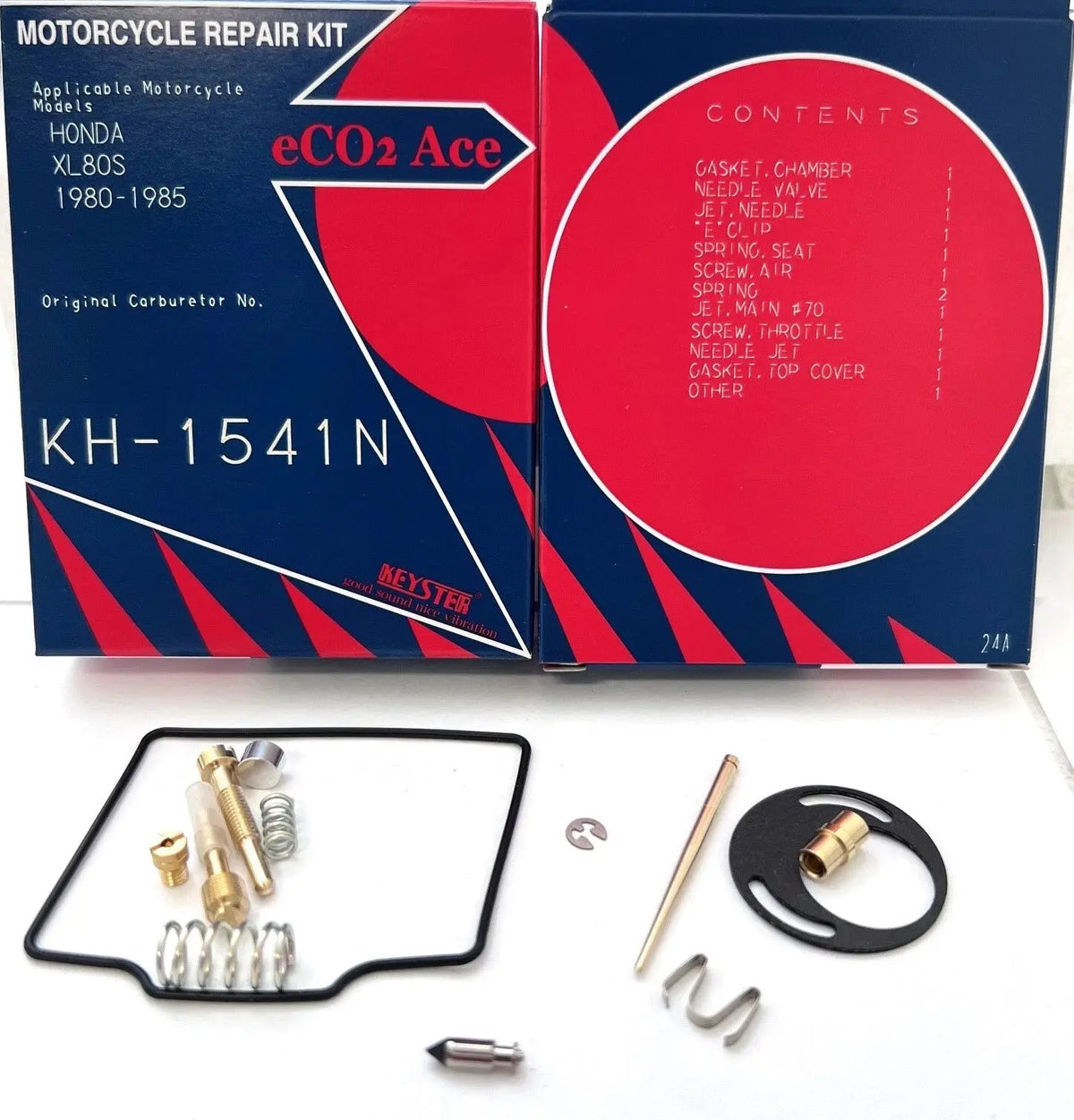 Keyster KH-1541N carburetor rebuild kit for Honda XL80S