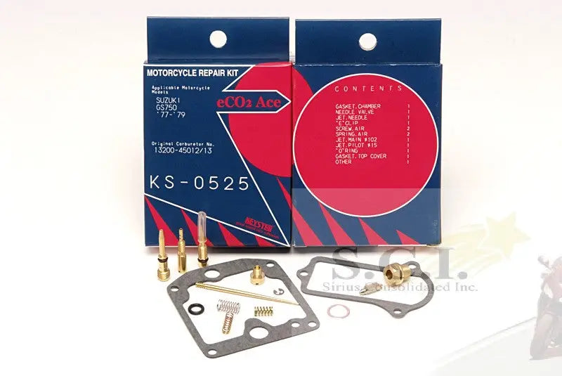 KEYSTER - SUZUKI GS750 GS850 KEYSTER CARBURETOR REBUILD REPAIR KIT 1977 1978 1979 CARB KIT KEYSTER