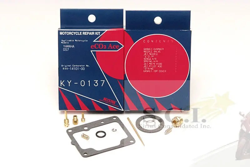 KEYSTER - YAMAHA DS7 250 1972 KEYSTER CARBURETOR REBUILD REPAIR KIT CARB KIT KEYSTER