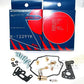Keyster K-1229YK Yamaha Xv500 Virago 1983 Xv535 Virago Keyster Carb Kit 1990 - 1997