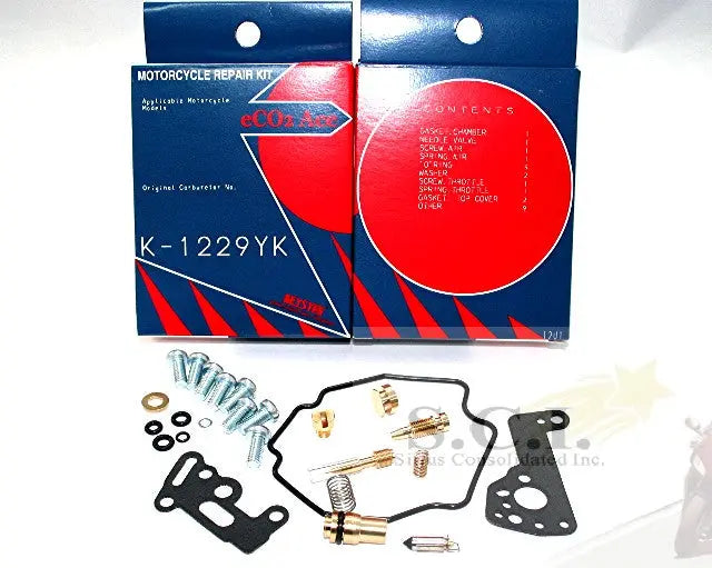 Keyster K-1229YK Yamaha Xv500 Virago 1983 Xv535 Virago Keyster Carb Kit 1990 - 1997