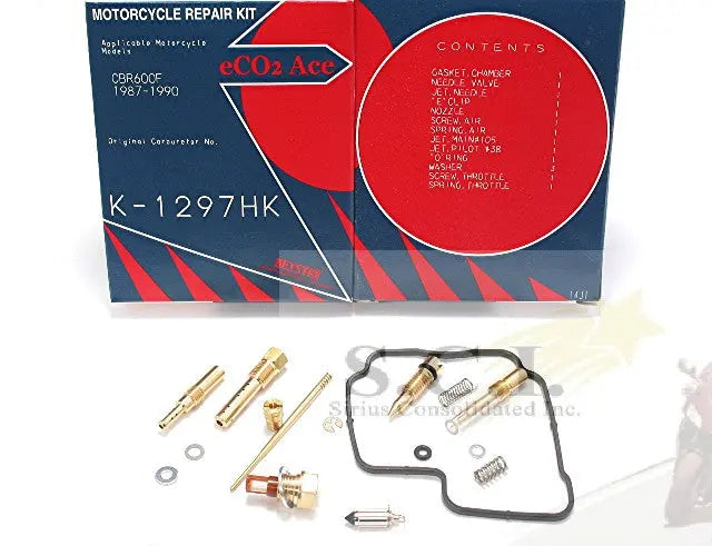 Keyster K-1297HK Honda Cbr600f Hurricane Keyster Carburetor Rebuild Repair Kit 1987 - 1990