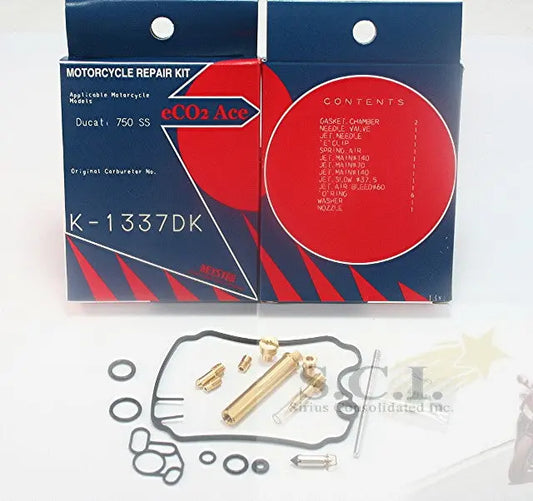 Keyster K-1337DK Ducati 750 Supersport 1991 - 1997 Keyster Carburetor Rebuild Repair Kit