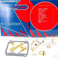 Keyster K-1343SKF + K-1343SKR Suzuki Vz800 Marauder Keyster Carb Kits 1997 - 2003