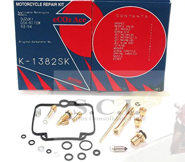 Keyster K-1382SK Suzuki Gsx-R1100 Gsxr1100 Gsxr-1100 Keyster Carburetor Rebuild Repair Kit 1993 - 1994