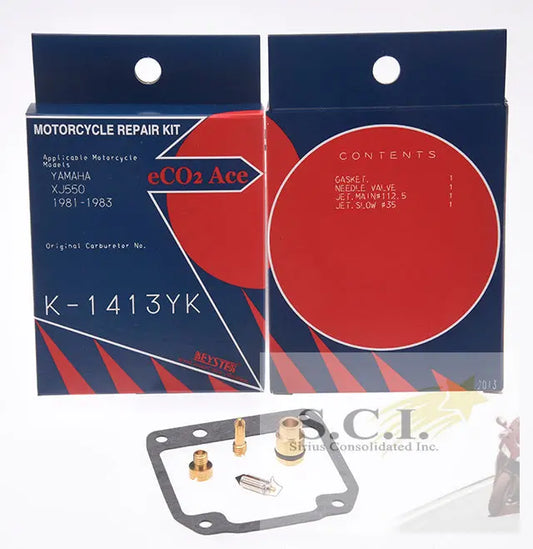 Keyster K-1413YK Yamaha Xj550 Keyster Carburetor Rebuild Repair Kit