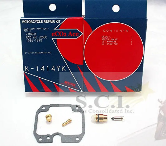 Keyster K-1414YK Yamaha Yx600 Radian Keyster Carb Kit