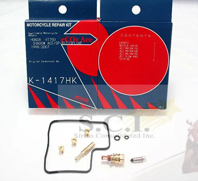 Keyster K-1417HK Honda Vt750 Ace Spirit Deluxe Keyster Carburetor Repair Kit