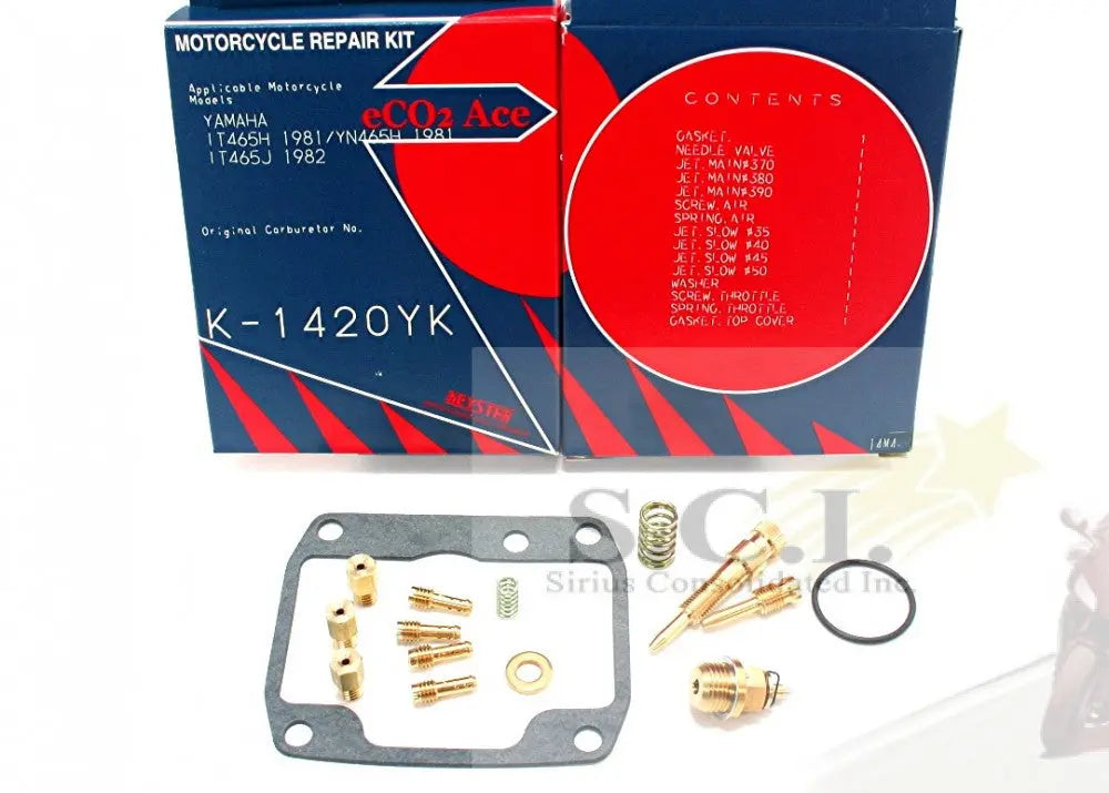 Keyster K-1420YK Yamaha It465 Yz465 It490 Keyster Carburetor Rebuild Repair Kit