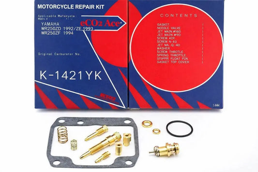 Keyster K-1421YK Yamaha Wr250 Keyster Carburetor Rebuild Repair Kit 1992 - 1997