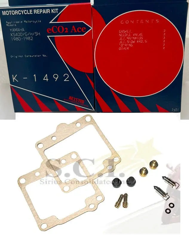 Keyster K-1492 carburetor rebuild kit contents and fitment
