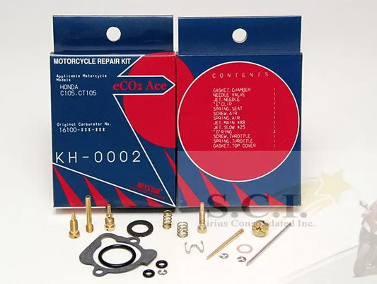 Keyster KH-0002 Honda C105 Ct105 Trail 55 Keyster Carburetor Rebuild Repair Kit