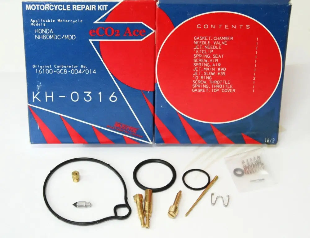 Keyster KH-0316N Honda Aero 80 Nh80 Md Keyster Carburetor Rebuild Repair Kit 1983 - 1985