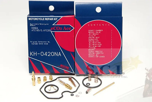 Keyster KH-0420NA Honda Atc185 Atc185S Atc200 Keyster Carburetor Rebuild Kit 1980 - 1983