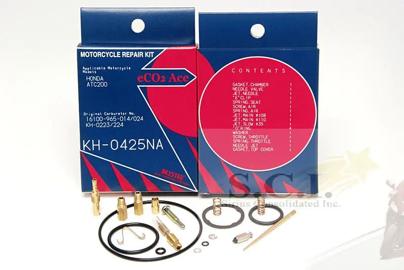 Keyster KH-0425 Honda Atc200X Atc200 X Keyster Carburetor Rebuild Repair Kit For Oem Carbs 16100-965-014/024 1983 - 1984 - 1985