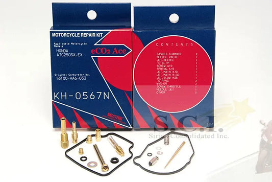 Keyster KH-0567N Honda Atc250 Sx Keyster Carburetor Rebuild Repair Kit 1985 1986 1987