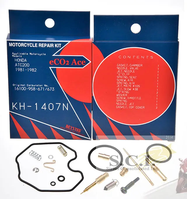Keyster KH-1407N Honda Atc200 Keyster Carburetor Repair Rebuild Kit 1981 - 1982