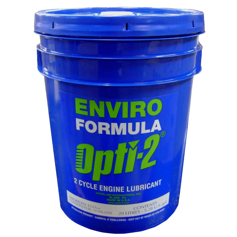 Opti-2 20 litre two-stroke premix oil pail, part 20015