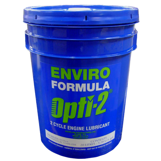 Opti-2 20 litre two-stroke premix oil pail, part 20015