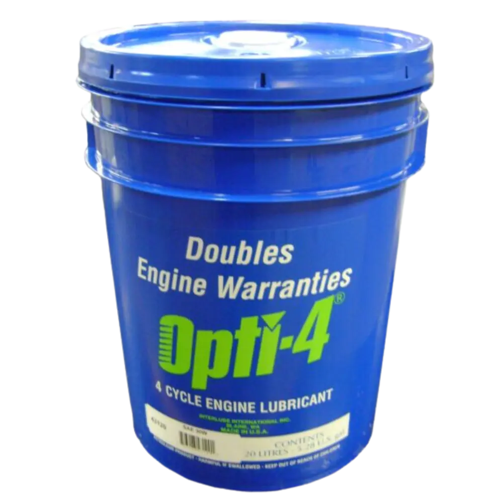 Opti-4 SAE 30 20 litre four-cycle engine oil pail, part 43120