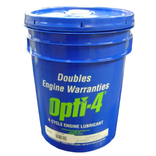 Opti-4 SAE 30 20 litre four-cycle engine oil pail, part 43120