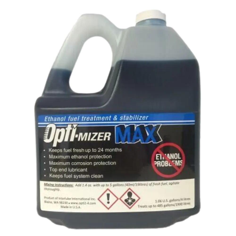 Opti-Mizer MAX 4 litre fuel stabilizer jug, part 60044-1