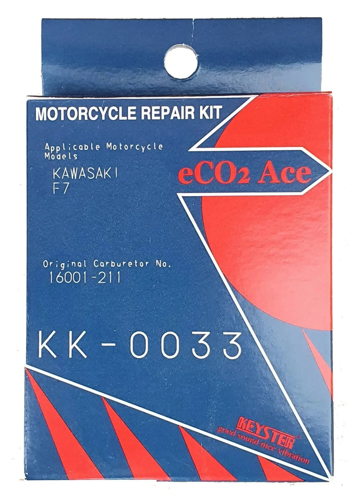 Keyster KK-0033 carburetor rebuild kit for 1971-1973 Kawasaki F7